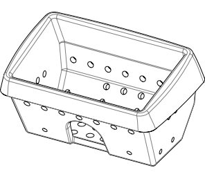 Brennertopf, Brennschale aus Gusseisen