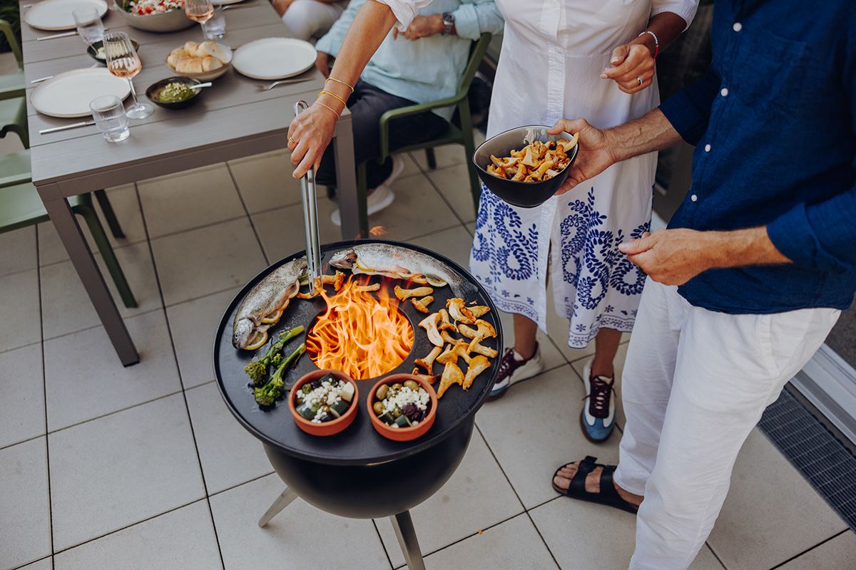 MOON 45 Plancha-Grillset silber hoch - Image 2