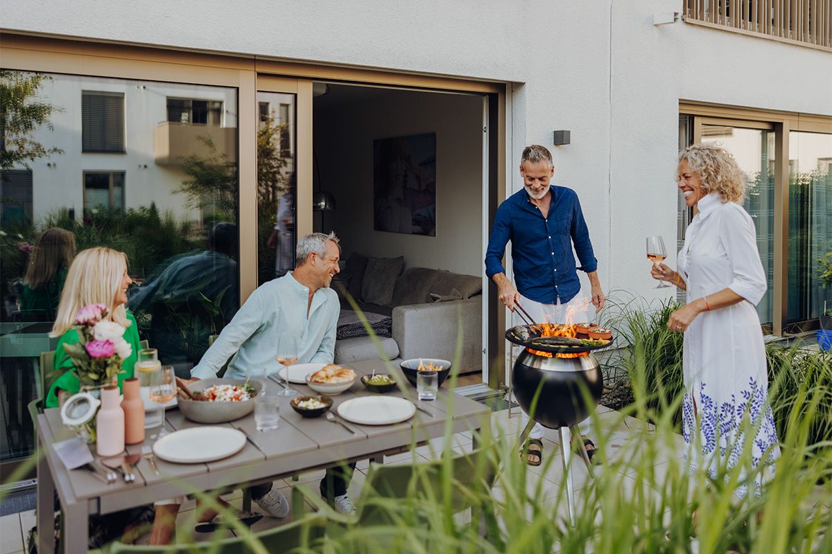 MOON 45 Plancha-Grillset silber hoch - Image 3