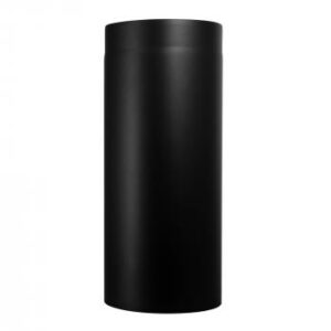 doppelwandiges Pelletofenrohr- 1000mm, DN80mm - schwarz